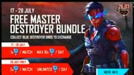 Free Fire Master Destroyer bundle